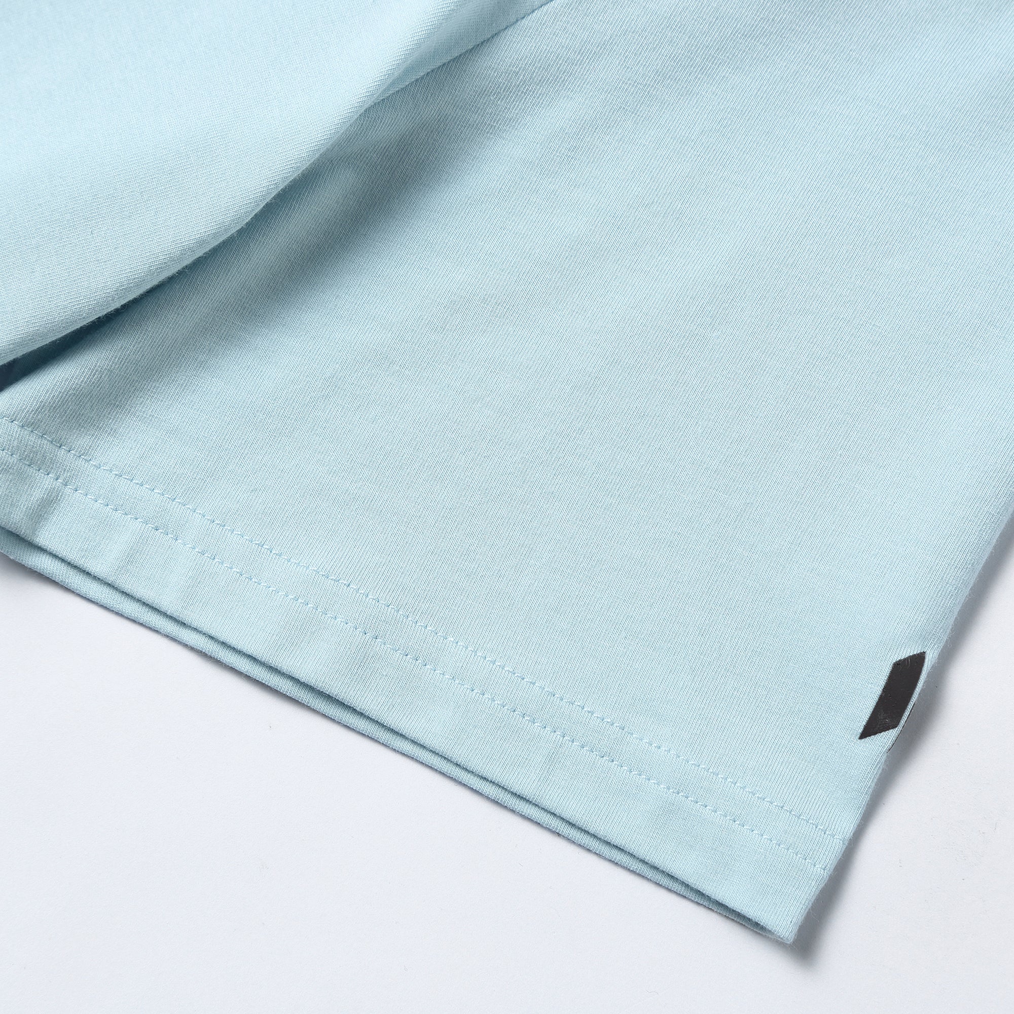 Minimalist HY-Blend Crew Tee Sky Blue